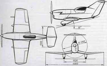 Схема самолета МАИ-58 Схема самолета МАИ-58